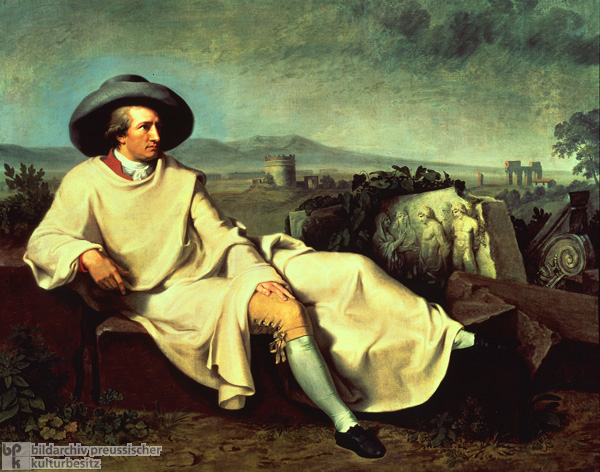 Johann Wolfgang von Goethe in Campagna, Italy (1786-87)